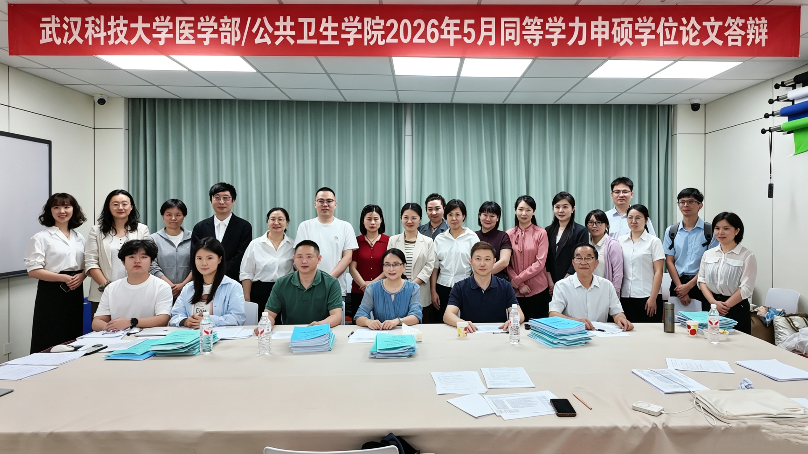 研究院协助武科大医学部/公共卫生学院完成5月同等学力申硕论文答辩工作